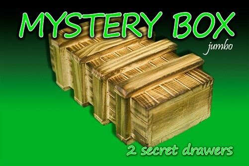 Mystery Box w/ 2 Secret Drawer, Jumbo - Magic Tricks