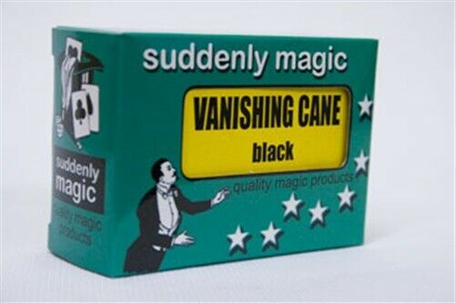 Vanishing Cane, Black, Plastic - Suddenly - Magic Tricks