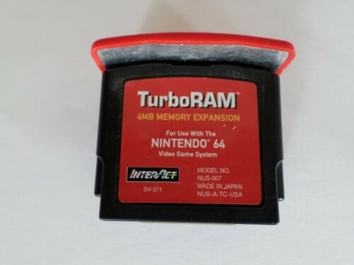 Memory Expansion TURBORAM Pack Nintendo 64 N64 |GENUINE|OFFICIAL|AUTHENTIC|OEM|