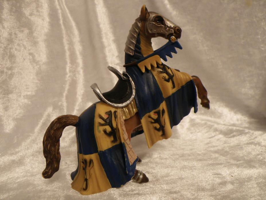 SCHLEICH MEDIEVAL WORLD OF HISTORY KNIGHT'S WARHORSE REARING SEE PICS NICE COND