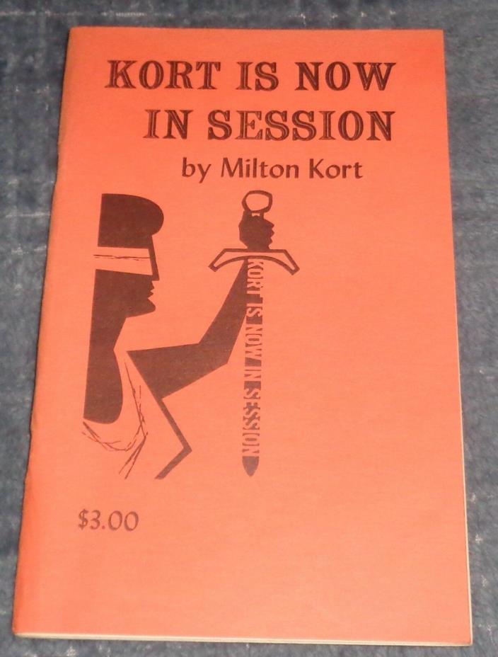 RARE Oddity Kort Is Now In Session Milton Kort 1977 Quality 64 pages