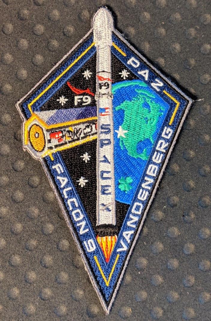 OFFICIAL SPACEX PAZ MISSION PATCH - FALCON 9 - VANDENBERG