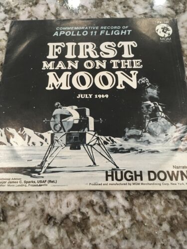 Apollo 11 commemorative record FIRST MAN ON THE MOON July 1969