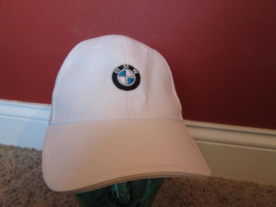 Authentic BMW Motors Lifestyle Apparel White Logo Adjustable Baseball Cap Hat