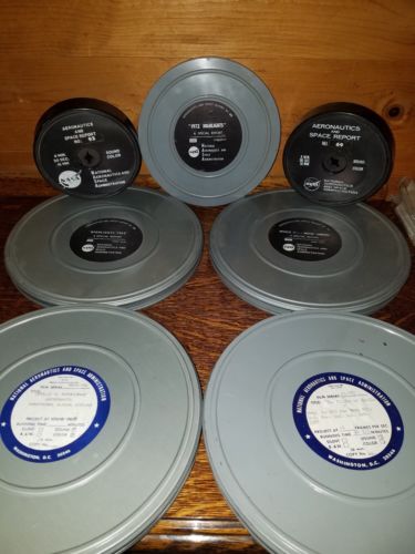 RARE NASA 16MM FILM COLLECTION APOLLO MISSIONS AND INTERVIEWS