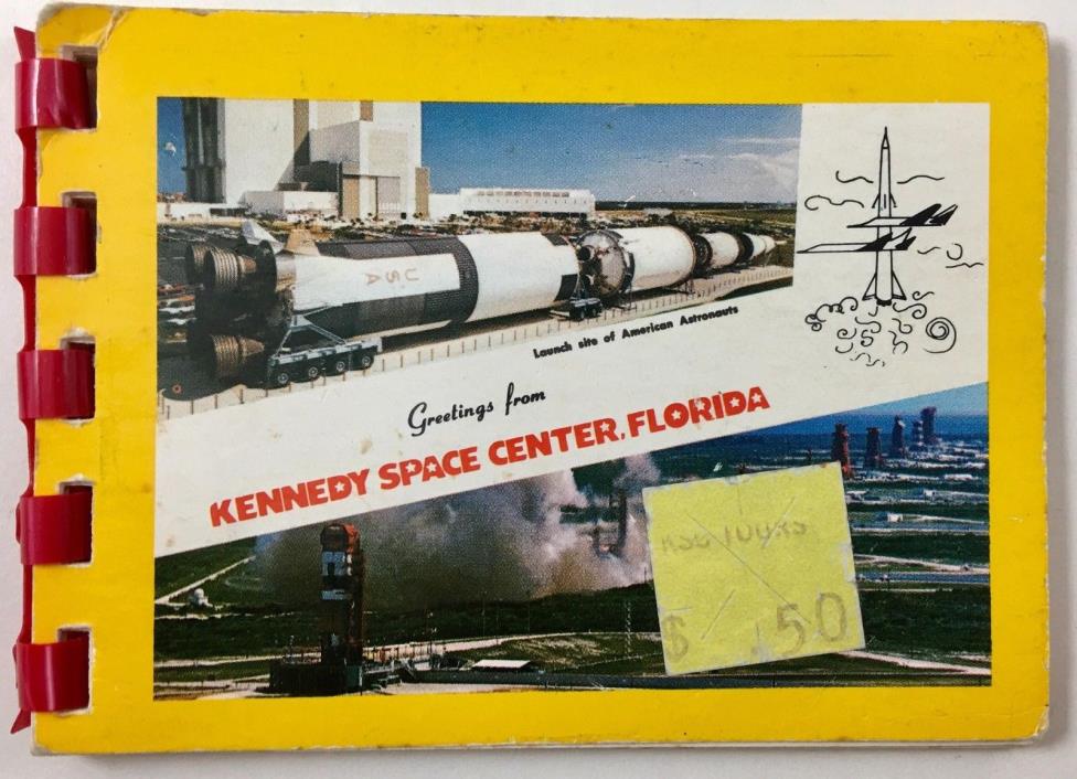 Vintage - John F. Kennedy Space Center - NASA Souvenir Photo Booklet - Florida