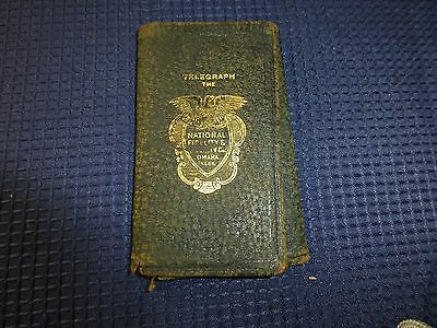 Vintage Tri Fold Wallet Advertising National Fidality Casualty Company Telegraph