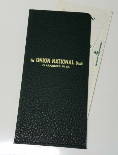 *Lot of 4* CKB Clarksburg - Union National Bank - Old Envelope/Receipt Holder