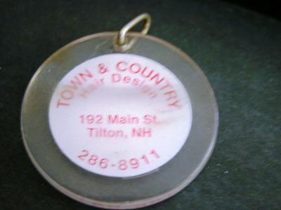 GENUINE TOWN AND COUNTRY HAIR DESIGN TILTON NEW HAMPSHIRE KEY CHAIN