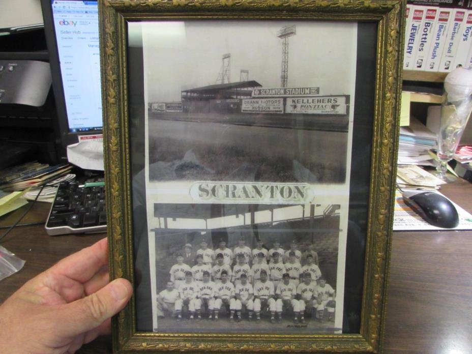 SCRANTON RED SOX / SCRANTON STADIUM 1946 - DUNMORE PA - FRAMED PRINT