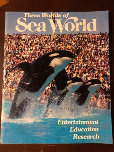 Three Worlds of SEA WORLD Souvenir Book 1980 Entertainment Education Research