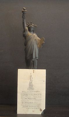 ANTIQUE AMERICAN COMMITTEE STATUE OF LIBERTY 12