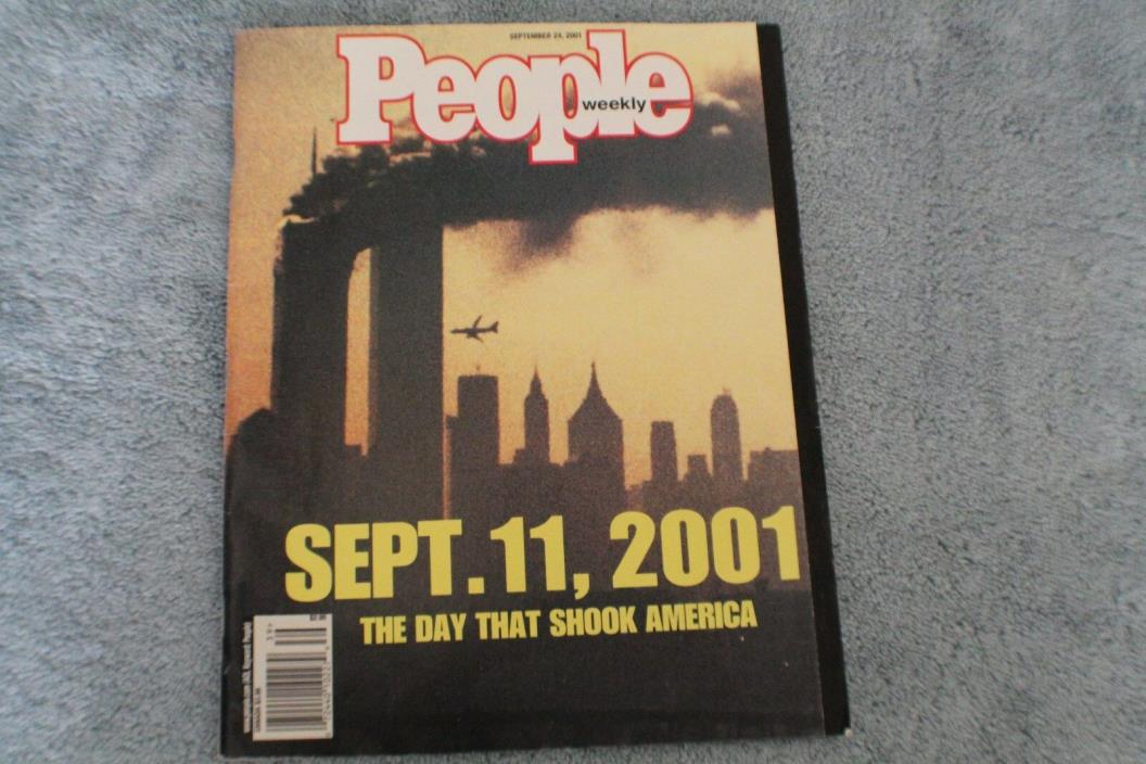 PEOPLE MAGAZINE September 24, 2001 WORLD TRADE CENTER 9-11 Twin Towers 9/11