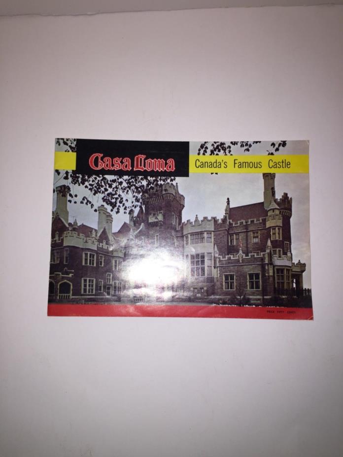 CASA LOMA - Canada's Famous Castle Toronto Vintage Book