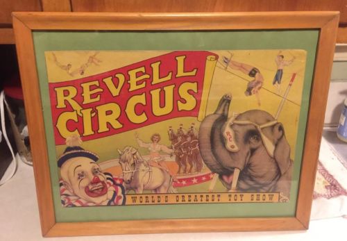 Reserved Prototype Revell Circus World’s Greatest Toy Show One Of A Kind Poster