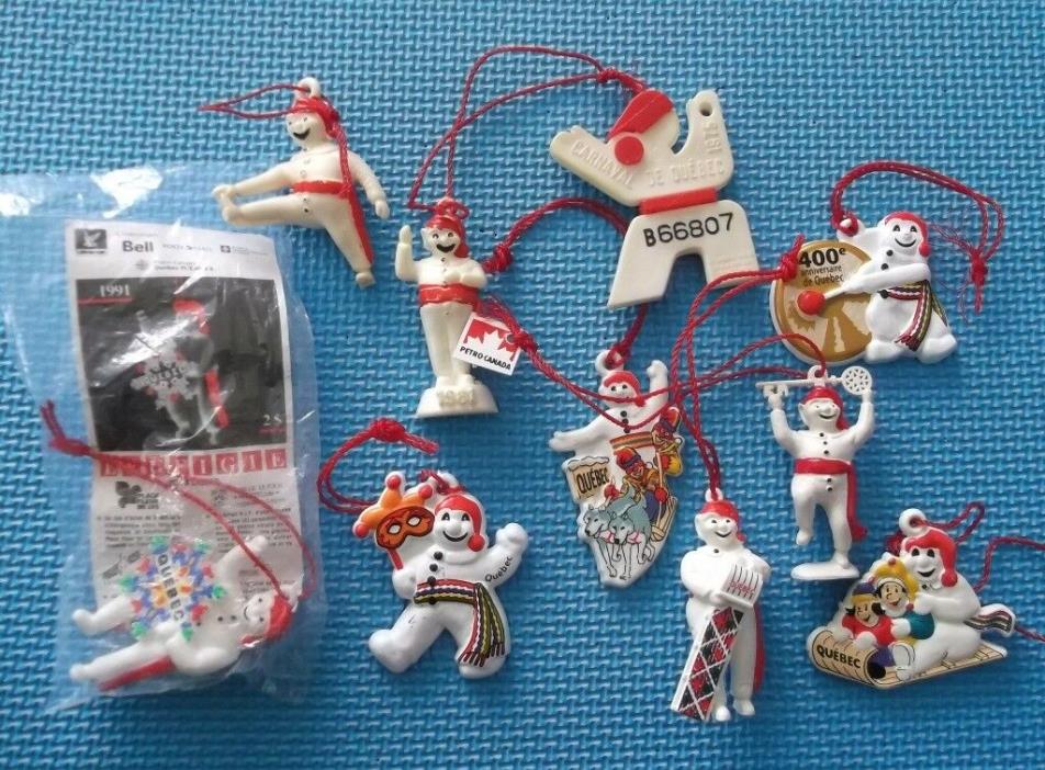WHOLESALE LOT OF 10 EFFIGIE CARNAVAL DE QUÉBEC QUEBEC CARNIVAL EFFIGY # A565