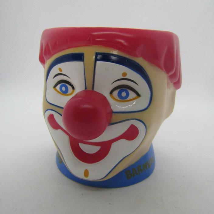 Clown Cup Ringling Brothers Circus Coffee Mugs Set of 4 Matching W2-30