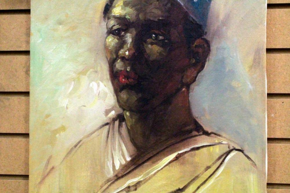 Newton, Kenneth (1933-1984) mid-century portret RARE
