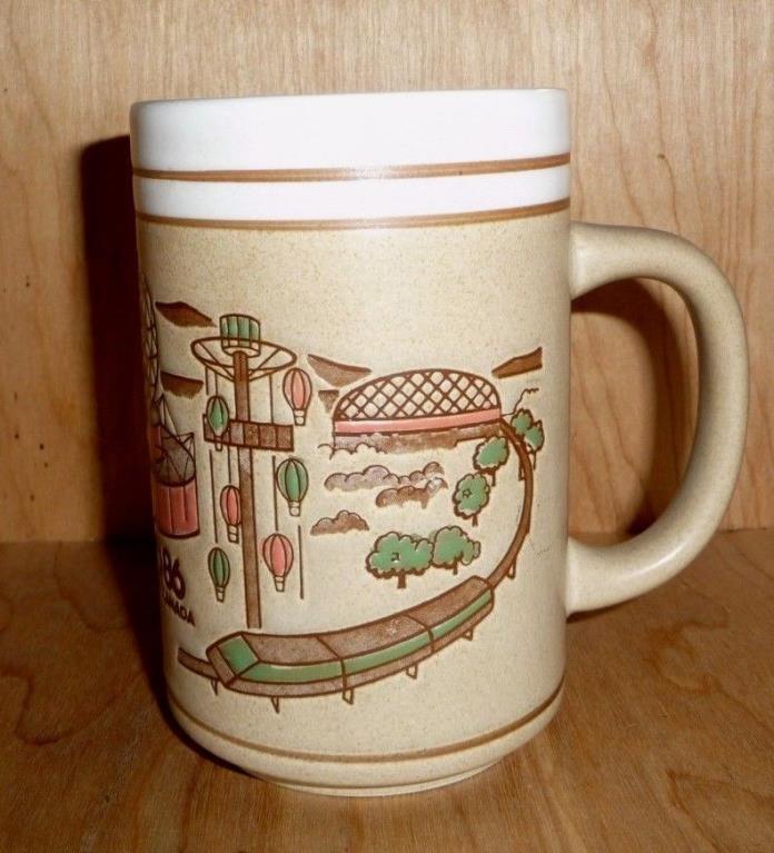 Vintage Expo 86 Vancouver Canada Worlds Fair ~ Coffee Large Cup/Mug Japan