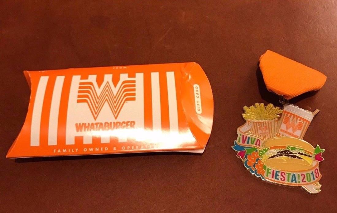 Brand NEW 2018 Fiesta San Antonio Medal Whataburger Medal And Box