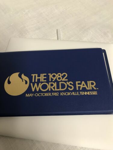 1982 World’s Fair First Day Issue Postcard With Stamps Bonus Matches