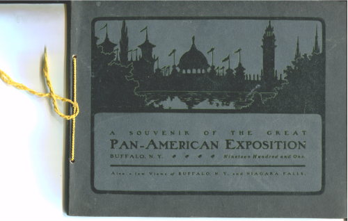 VINTAGE 1901 PAN AMERICAN EXPOSITION PHOTO VIEW ALBUM GUIDE SOUVENIR BOOK