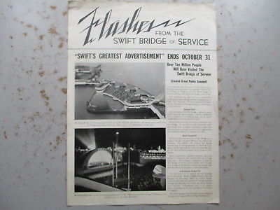 Flashes From the Swift Bridge of Service - 1933 Century of Progress Expo Booklet