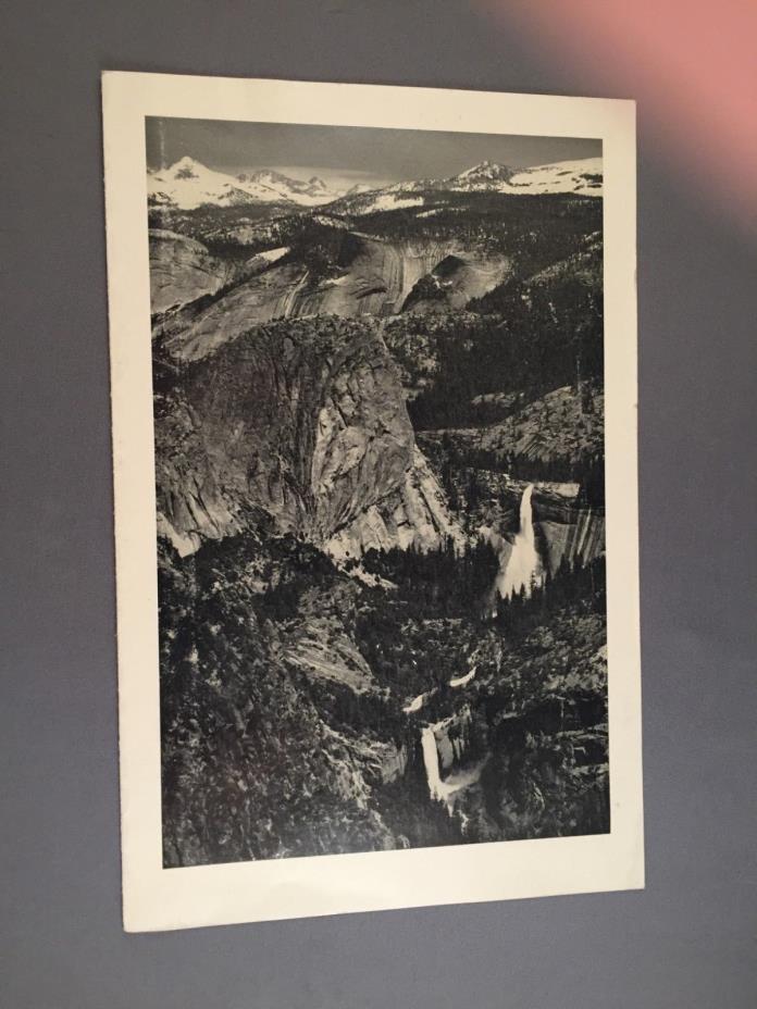 The Ahwahnee Yosemite National Park Breakfast Menu  Ansel Adams Photograph
