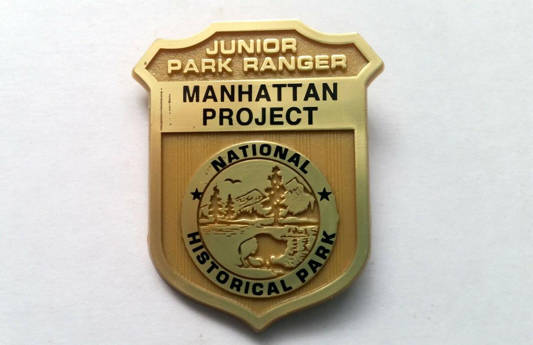 MANHATTAN PROJECT NATIONAL PARK  Junior Ranger Badge  - NPS Cold War Atomic