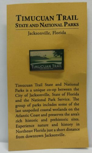Timucuan Trail State And NPS National Park Service Florida Hat / Lapel Pin