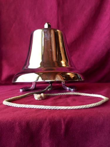 Vintage Chrome Fire Truck / Engine Bell