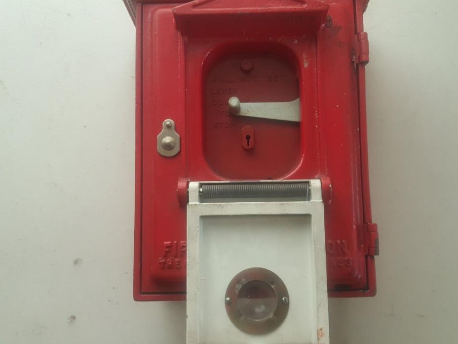 Gamewell Fire Alarm Call Box 1924 style unrestored, no key