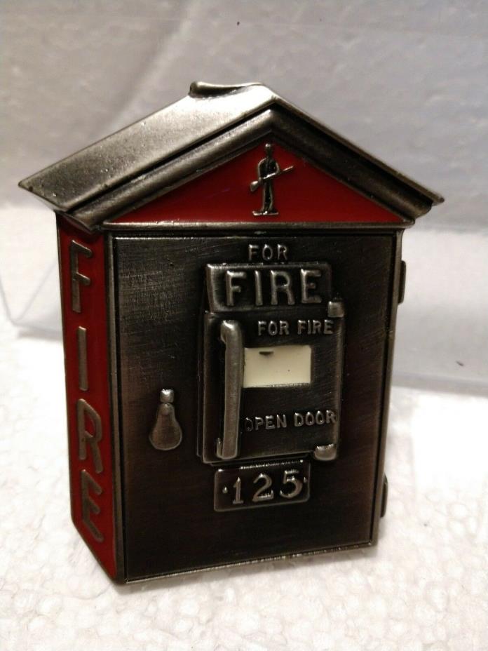 NEW Fire Pull-Box Belt Buckle Fireman For Wearers or Collectors