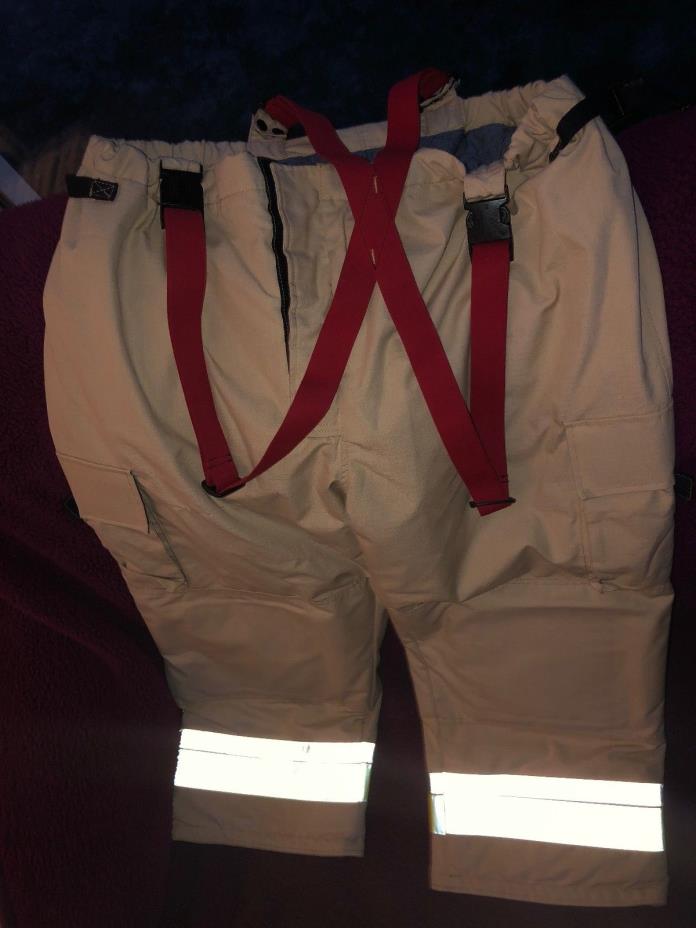 Fire Dept Firefighting Bunker Pants by Bristol Uniforms Ltd. New Old Stock