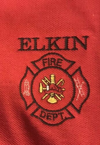 ELKIN NC FIRE DEPARTMENT  RED SHIRT XXL