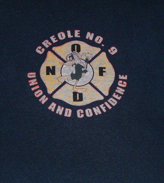Nola Fire Department T Shirt L New Orleans LA