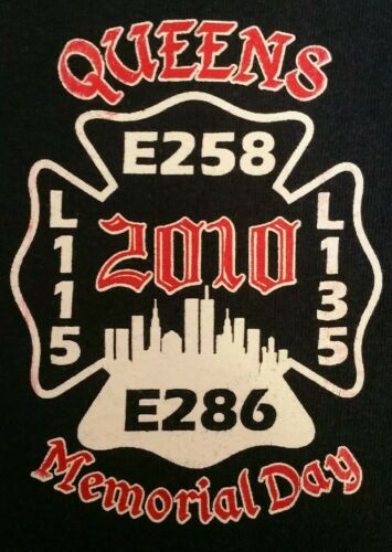 FDNY NYC Fire Department New York City T-shirt Sz XL Queens WTC 9/11