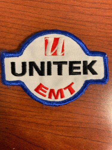 Unitek EMT patch.  Unitek California CA EMT Paramedic AEMT student patch