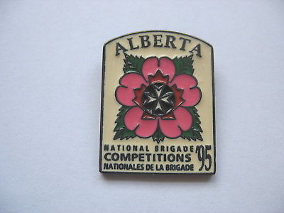 ST. JOHN AMBULANCE ALBERTA  LAPEL PIN - 1995 NATIONAL BRIGADE COMPETITIONS