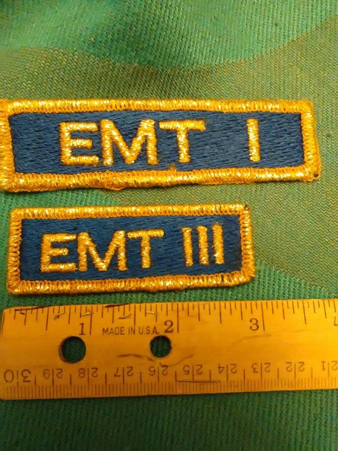 EMT I and EMT III patches