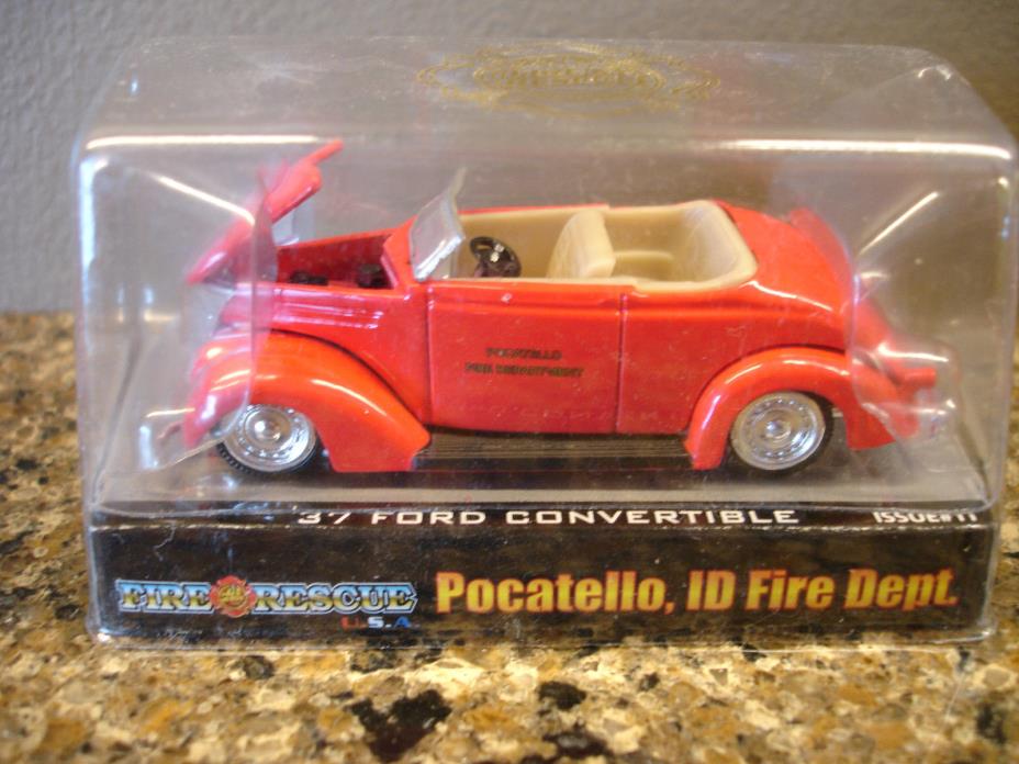 * Racing Champions Fire & Rescue  USA Pocatello Idaho Fire Dept. 1937 Ford
