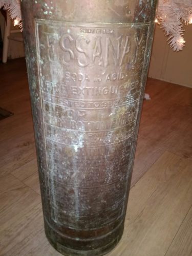 Vintage essanay fire extinguisher