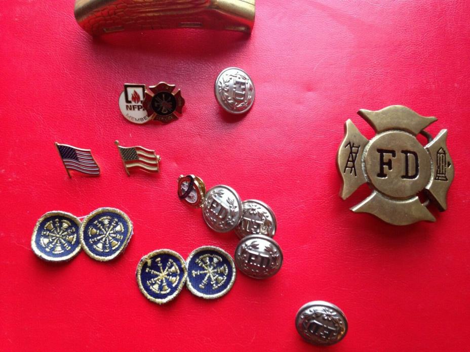 Firefighter / Fireman uniform accessories lot