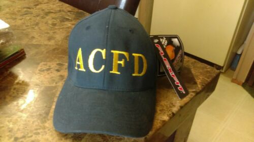 ACFD Fire Department Public Service Flex Fit Baseball Hat Cap