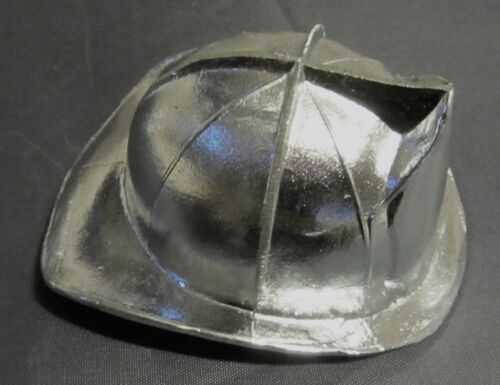 Fireman fire fighter helmet hat bottle opener sanded aluminum  made in the USA