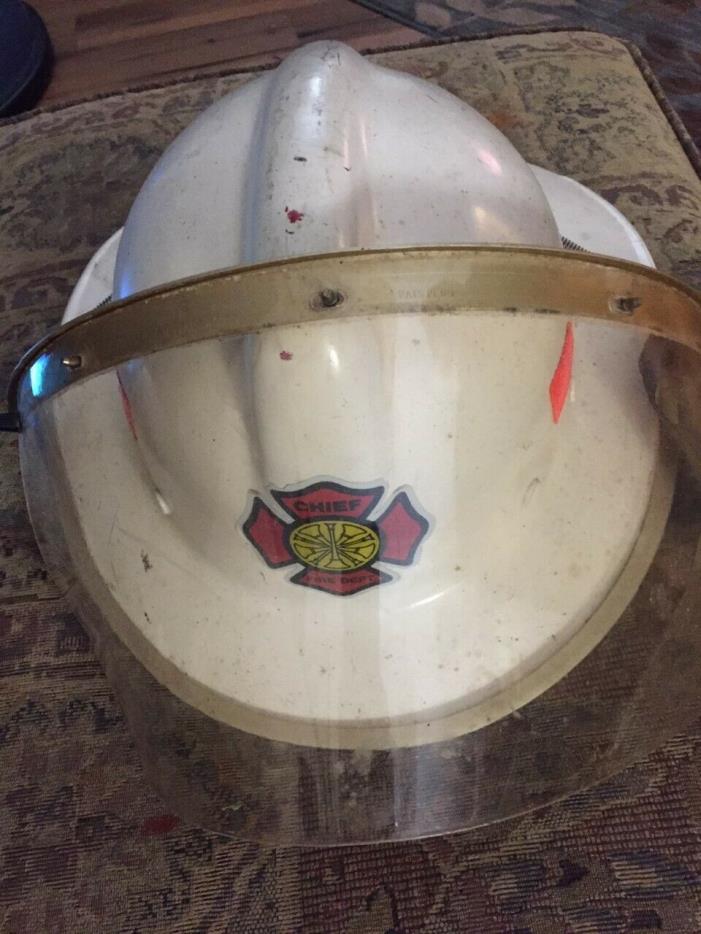 Antique Fire Chief Helmet Firefighter