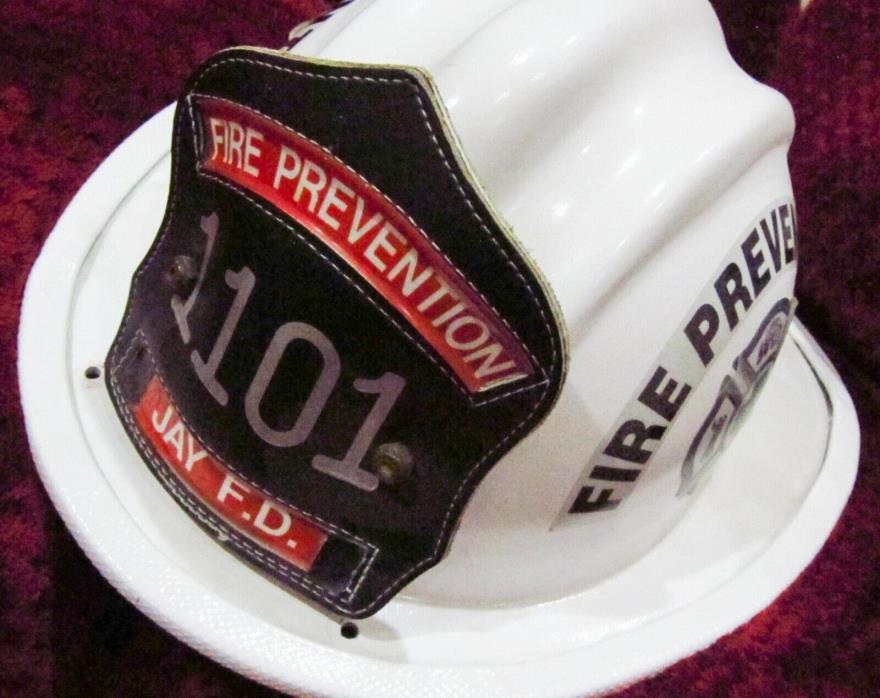 FIREFIGHTER HELMET Traditional, White, Cairns, FIRE PREVENTION, SAFETY OFFICER