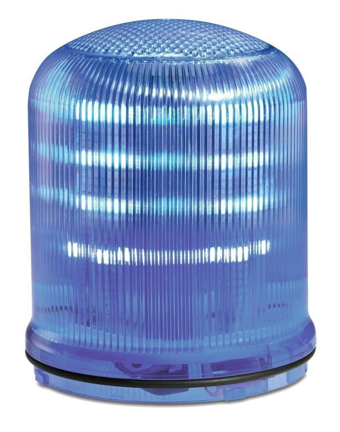 Beacon Warning Light,Blue,LED FEDERAL SIGNAL SLM100B