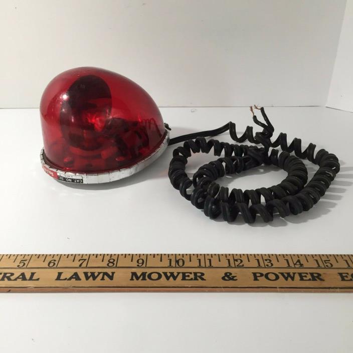 Signal-Stat 381Red Beacon Light Siren Starksy and Hutch - Needs work