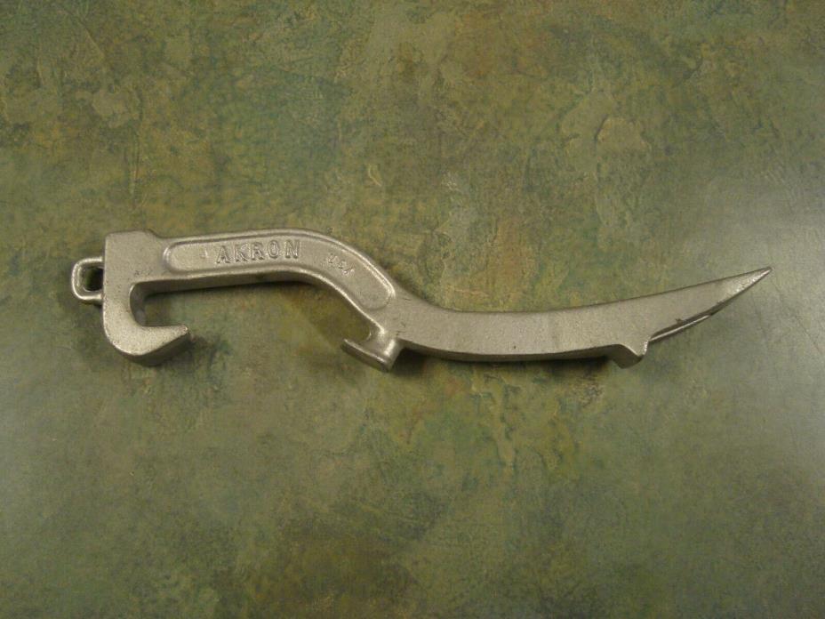 Vintage AKRON - Style 10 - Fire Hydrant Spanner Aluminum Wrench